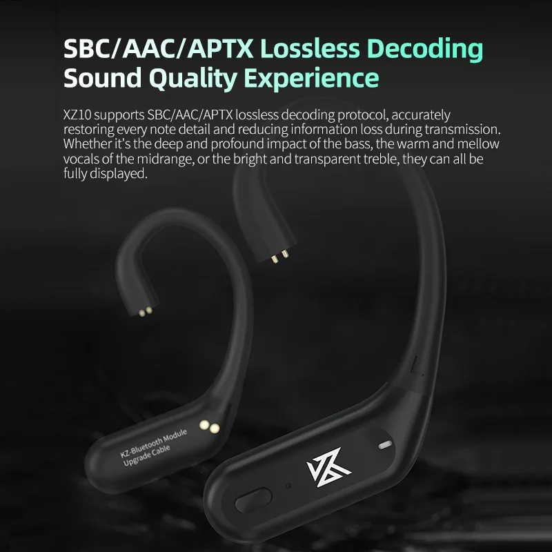 سماعات أذن بلوتوث ، مشبك أذن مع aptX ، sbc ، ناقل حركة aac ، دبوس C لـ ZS10 PRO ZSN PRO 2 ، Castor ZAR ZAS ،
