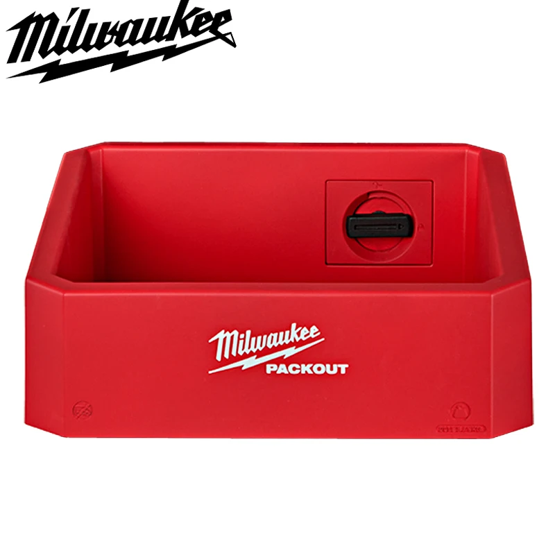 Milwaukee 48-22-8347 PACKOUT Compact Shelf For Paint Bucket  Nails Weight Capacity 20LBS Storage Toolbox