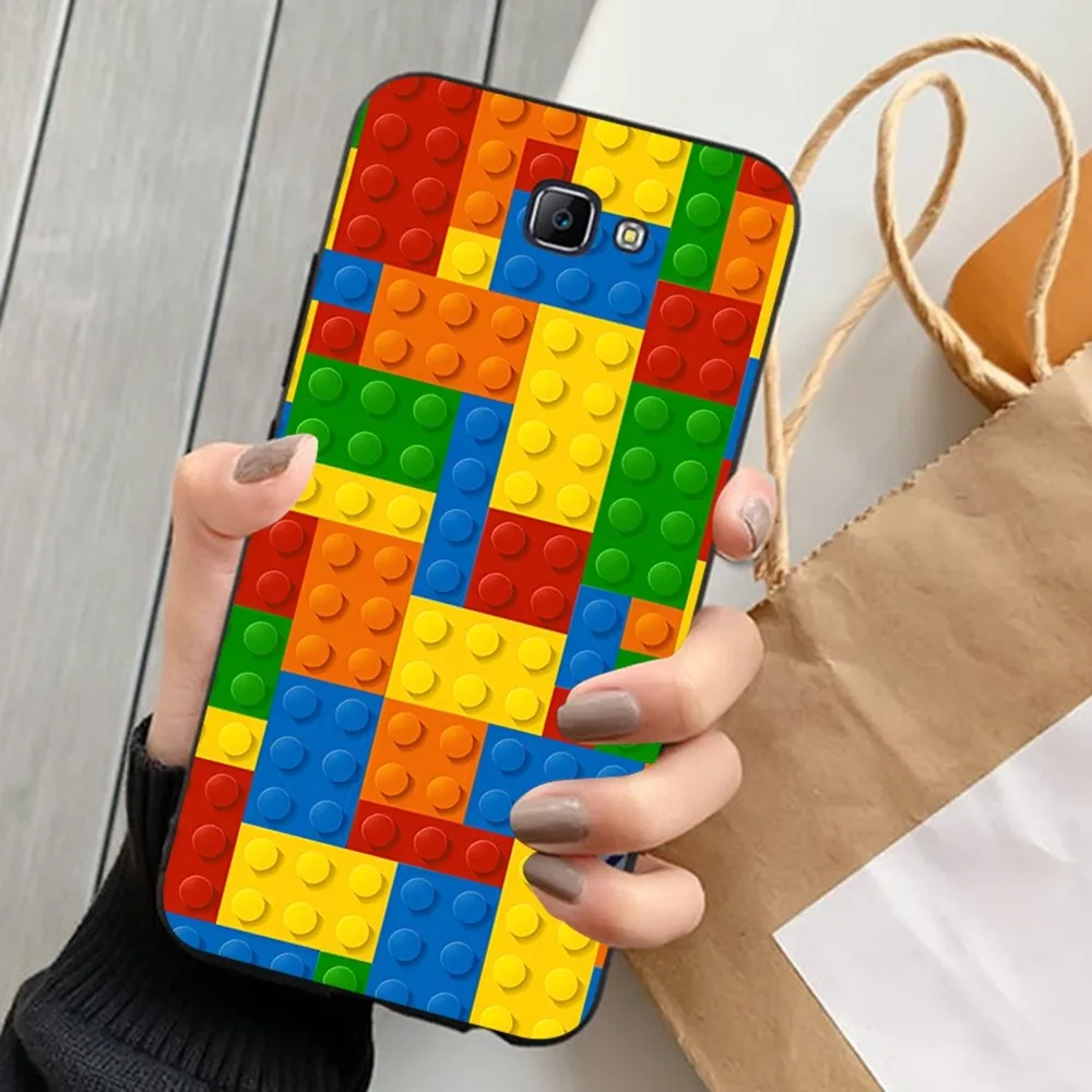 Giocattolo Building Blocks custodia colorata per bambini carina per Samsung J 7 plus 7core J7 neo J6 plus prime J6 J4 J5 Cover Mobile