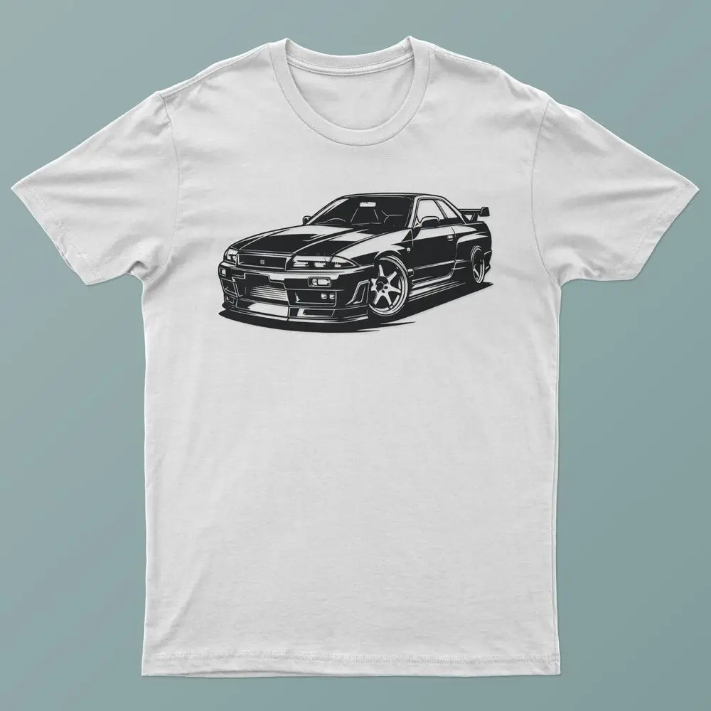 Auto Guy 'S Iconische Japanse Sportwagens Shirt - S-XXXL, Verschillende Kleuren, Gratis Schip! Leuke Horror Y 2K Anime Patroon Kleding Hoge Quali