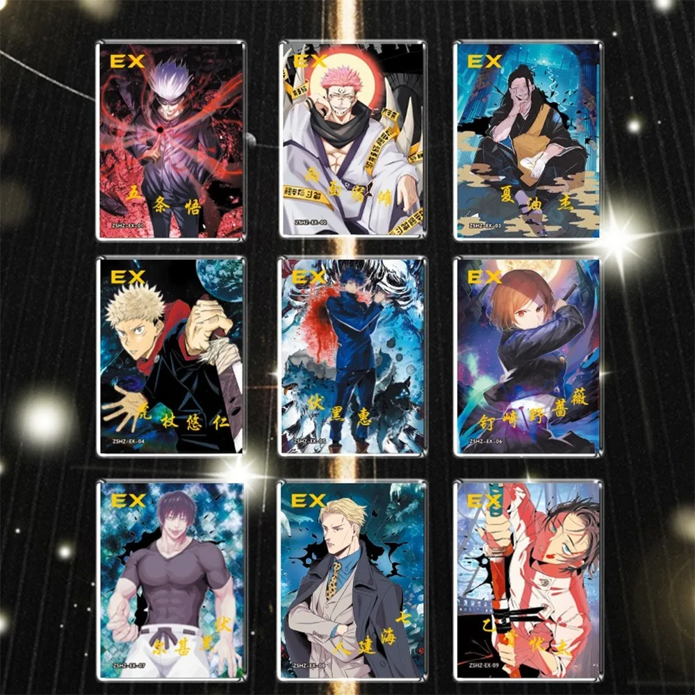 New  Jujutsu Kaisen Cards Chainsaw Man Card Blaech Cards Anime Characters Anime Cartas Games Card Box Children Birthday Gift