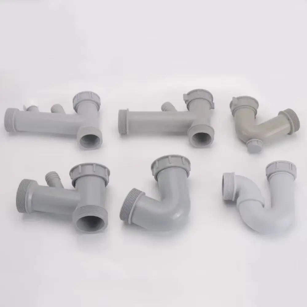 Anti Leak Kitchen Sink Drain Connector Threaded Nut Corrosion Resistant Basin Pipe Fitting Sealing Gasket Drainage Connector