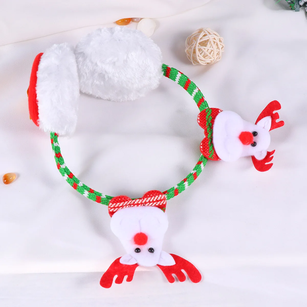 

Christmas Ear Warmers Kids Winter Ear Covers Keep Warm Cute Soft earmuffs Cosplay Muffs Christmas Gifts Holiday Parties