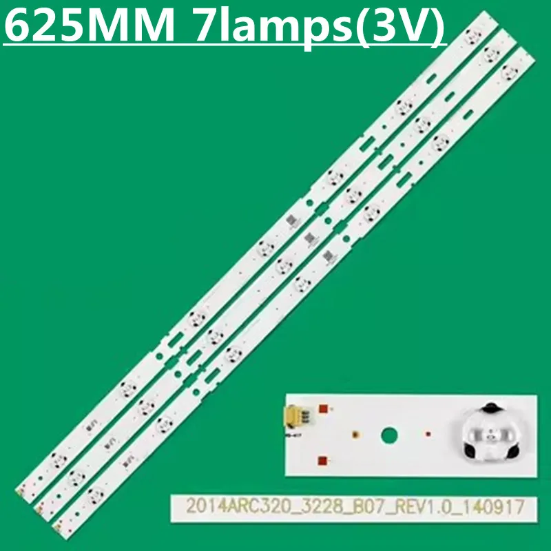 

New LED Backlight Strip For 2014ARC320_3228_B07_REV1.0 LM41-00100A 32GHB700 32CLE6525BG 32VLE6565 32VLE6520 32VLE5527 LSC320AN02