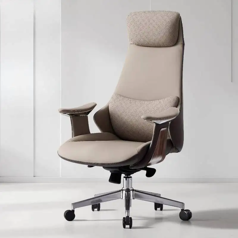 

Роскошное офисное кресло-реклайнер с эргономичными подлокотниками, компьютерное кресло руководителя, акцентное поворотное кресло, мебель для офиса