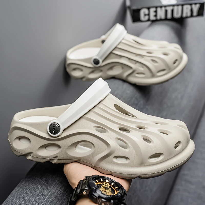 

Men's Summer Outer Wear Non-Slip New Baotou Slippers Outdoor Sports Beach Sandals