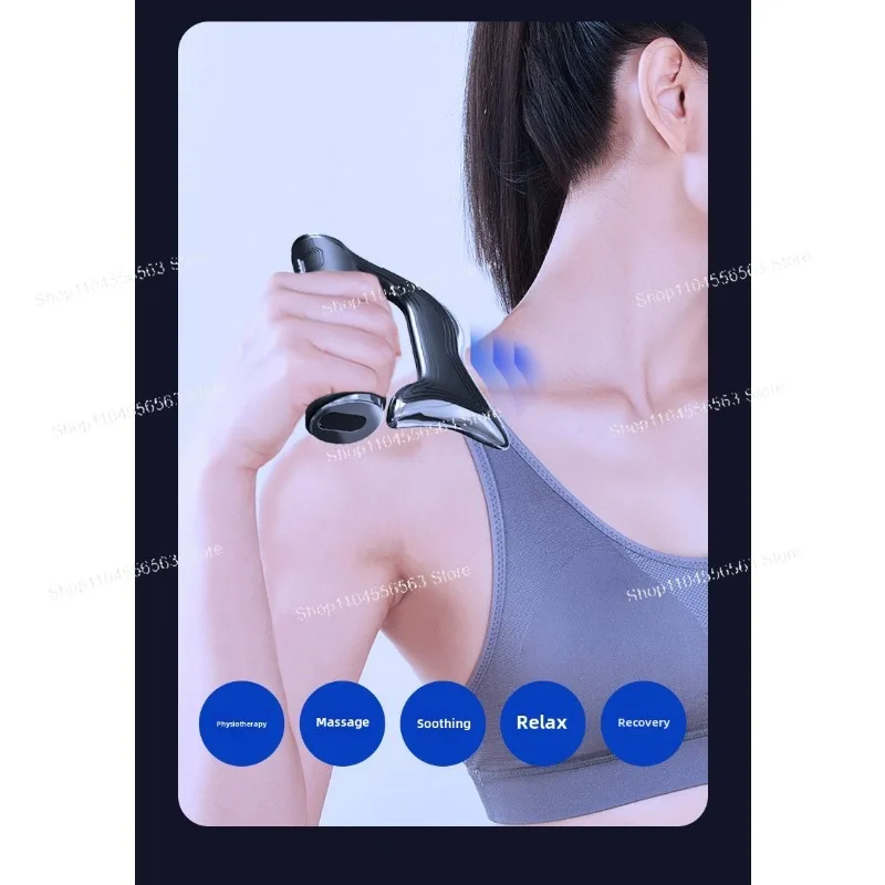 2024 New Electric Fascia Gun - Muscle Massager with Microcurrent, Dance & Relaxation for Full Body Pain Relief, Recovery Tool