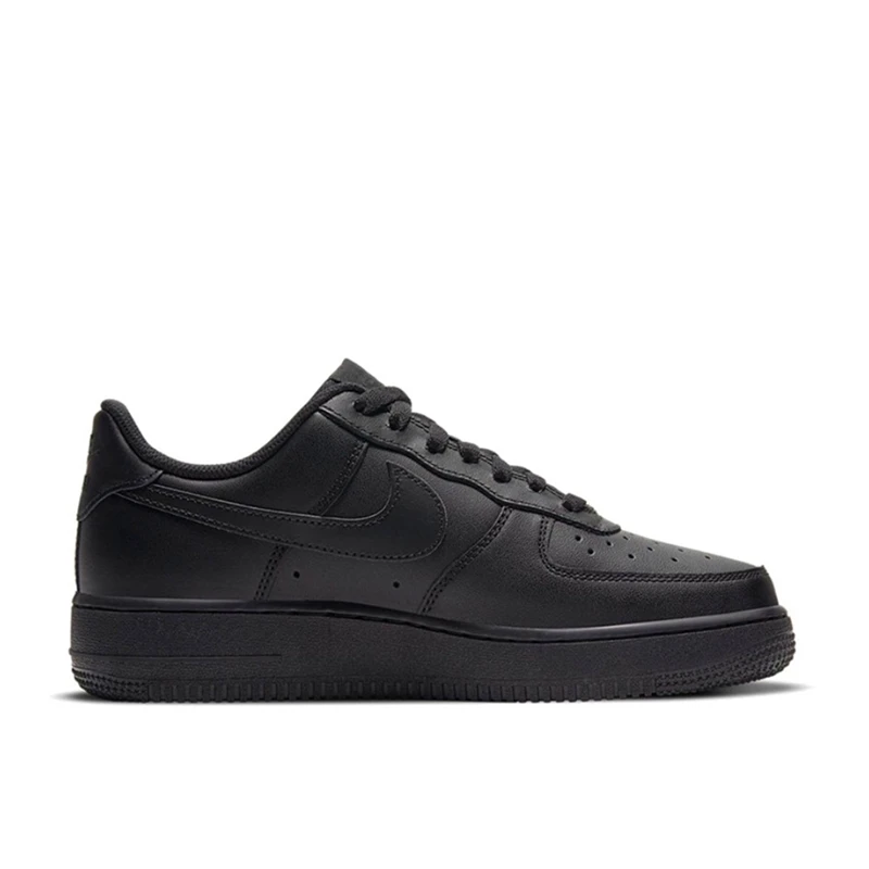 Nike Air Force 1 07 Men Woman Skateboarding Shoes Classics All Black Genuine leather Non-slip Comfortable af1 Running Sneakers