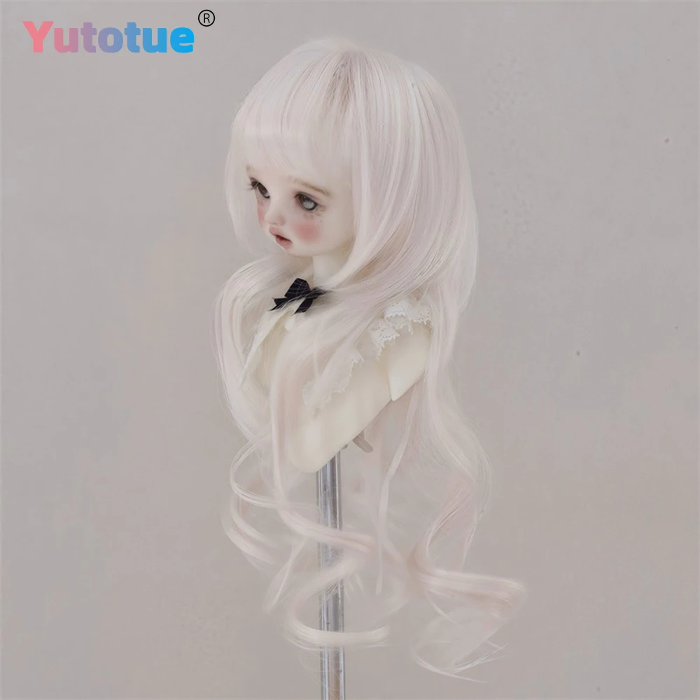 Yutotue Dolls Hair Wig for 1/6 BJD Doll Cute Doll DIY Replacement Wigs fit for head circumference 15-17cm