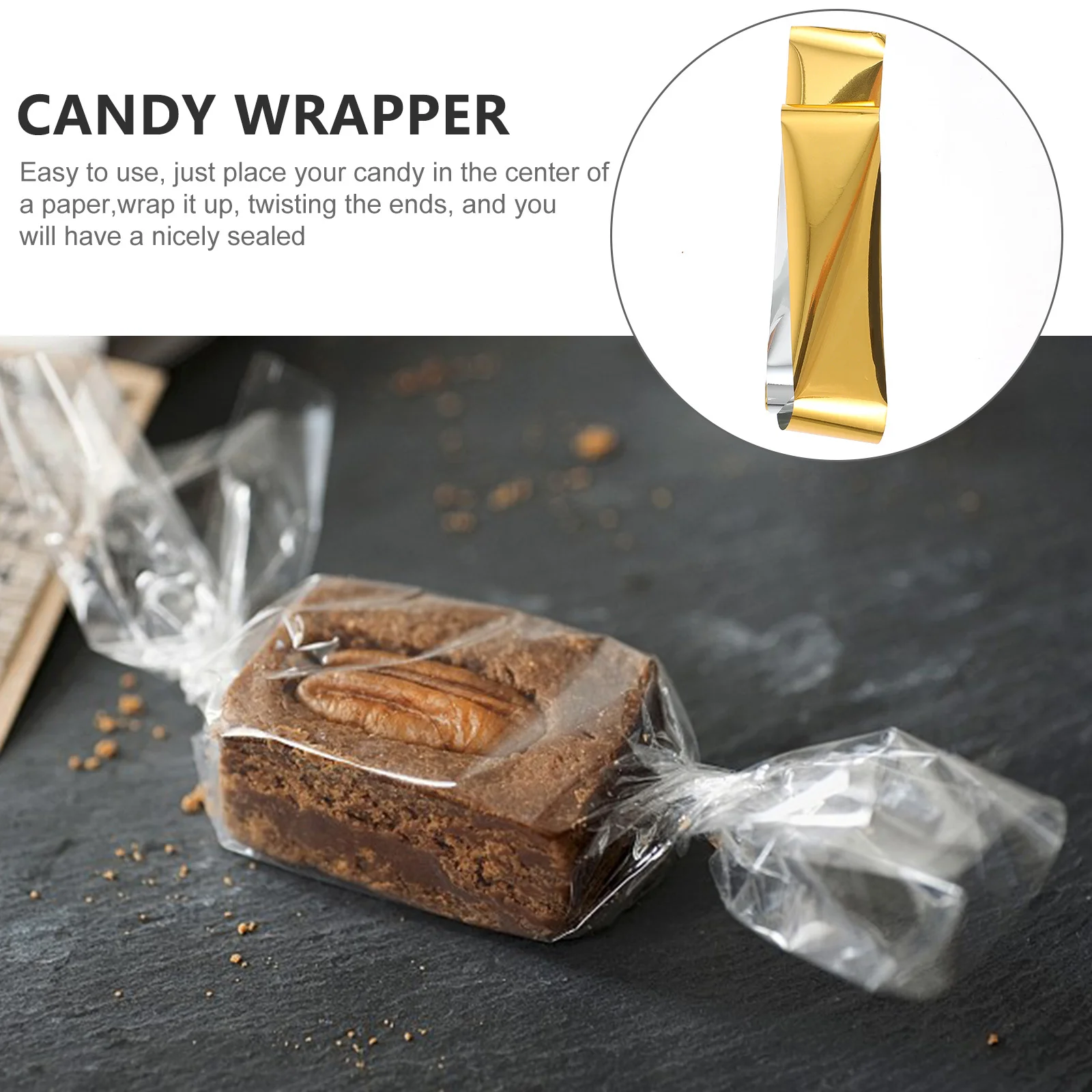 

30 Rolls Nougat Candy Wrapper Sheets Bulk for DIY Sweets Chocolate Decorative Packaging Candy Wrapper Wrapping Paper