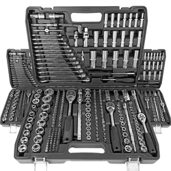 Ultimate Auto repair Tool set 46-216pcs Repair tool 72-tooth ratchet wrench Chromium vanadium steel durable