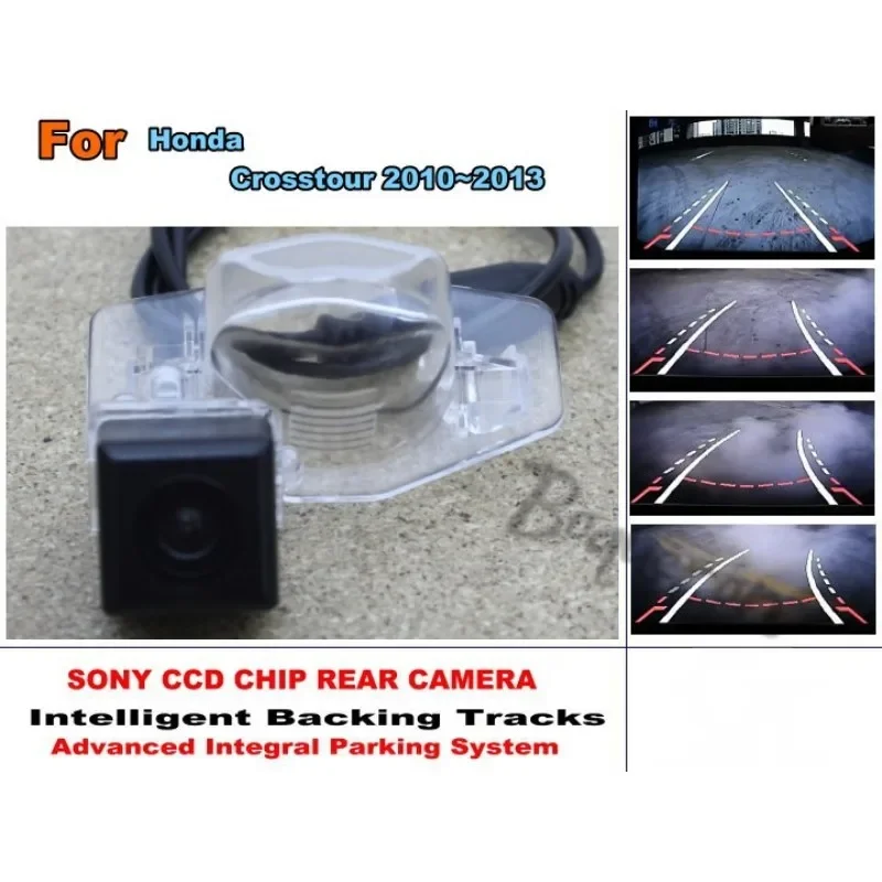 

For Honda Crosstour 2010~2013 Intelligent Car Parking Camera with Tracks Module Rear Camera CCD Night Vision