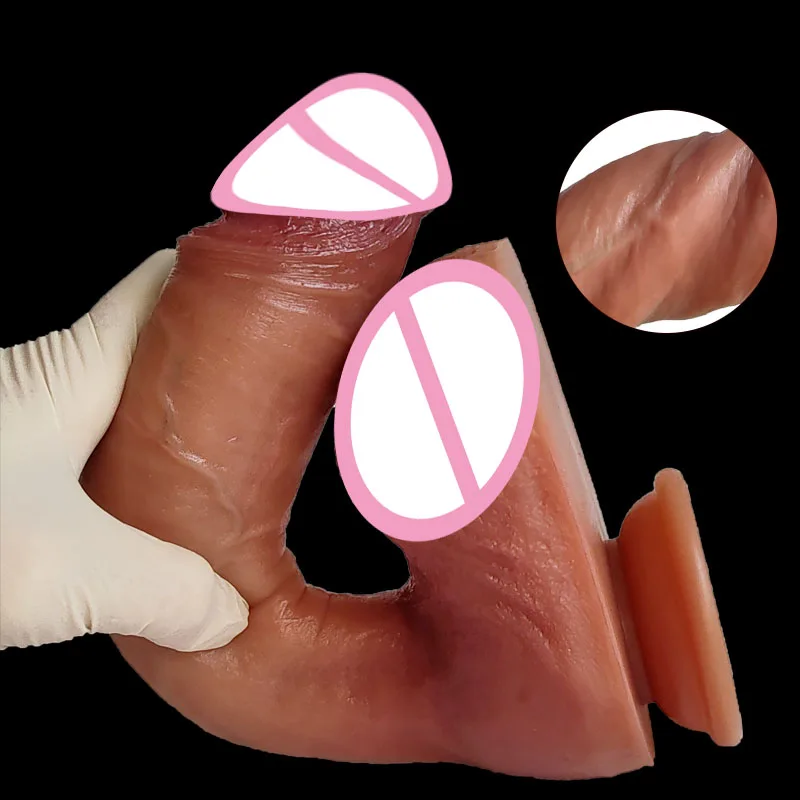 Super Real Skin Silicone Big Huge Strapon Dildo Realistic Suction Cup Cock Male Artificial Rubber Penis Dick Sex Toys for Women