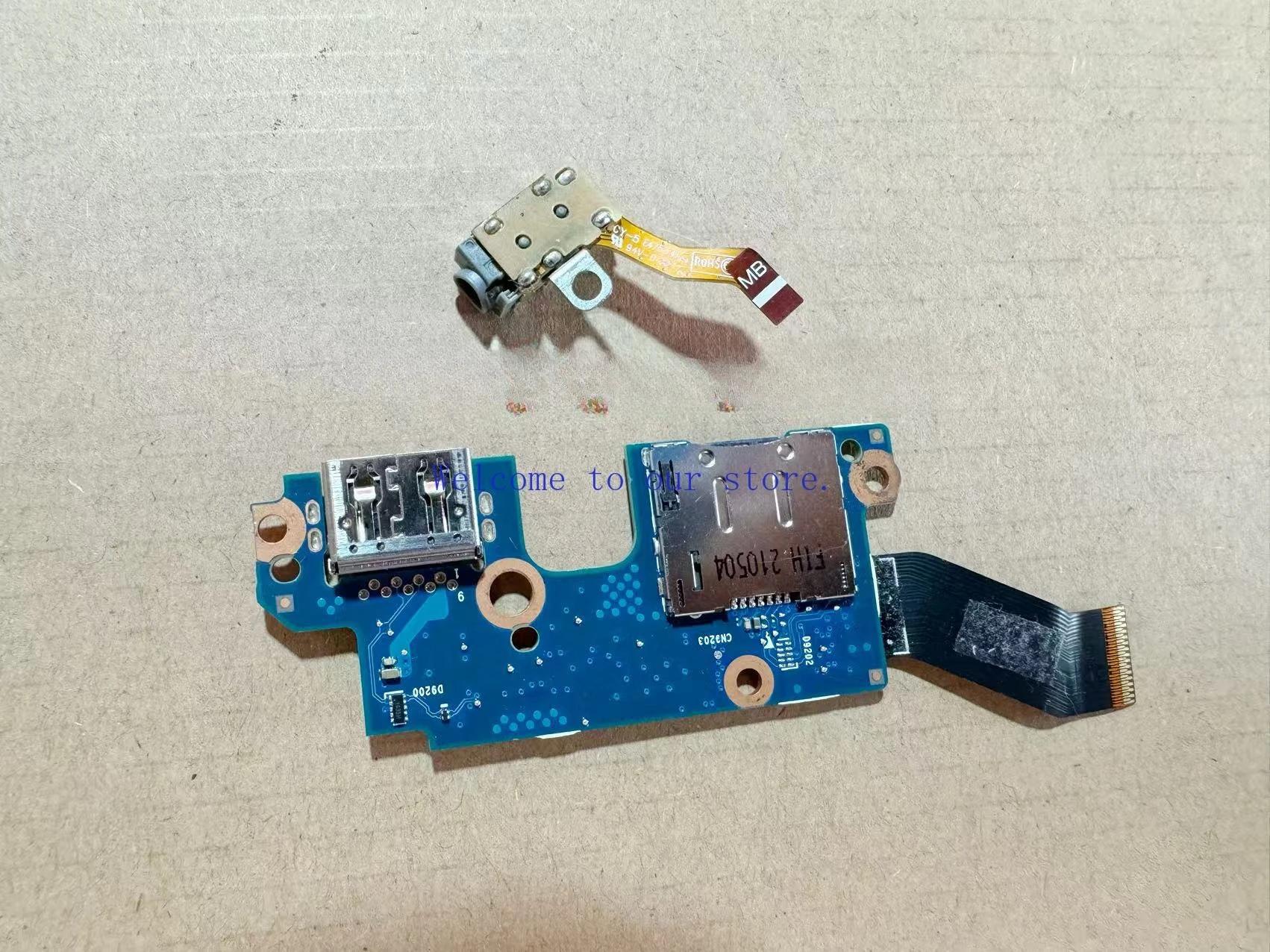 ل HP EliteBook 840 845 G9 G10 USB واجهة SD فتحة للبطاقات قارئ بطاقات الكمبيوتر نوع أ #1