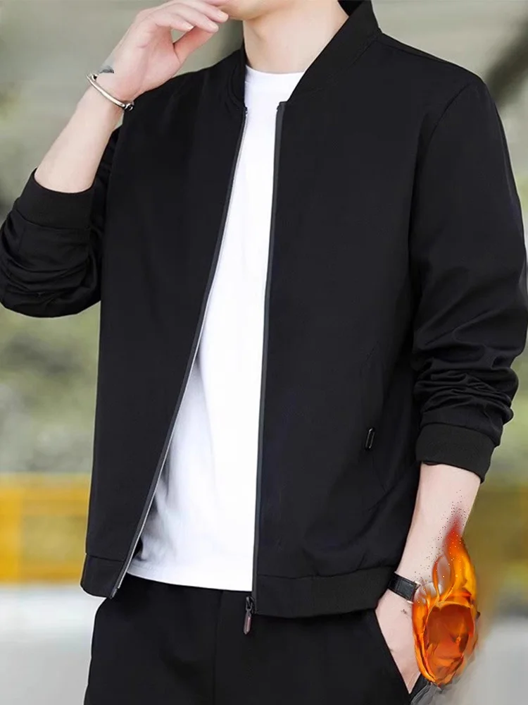 

Мужская повседневная рекламная куртка на подкладке Fce, осень-зима, свободная посадка Faion Urban Sle, длинная застежка-молния из полиэстера