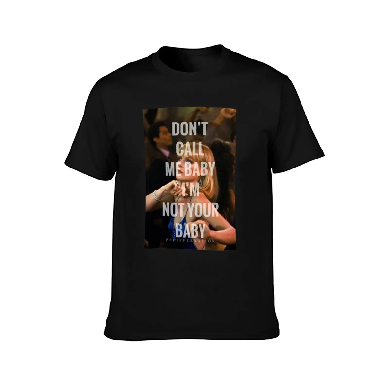 Scarface Michelle Pfeiffer T-Shirt Basic Solid Color Short Sleeve Cotton Top