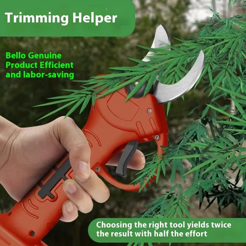 Lithium Battery Electric Pruning Shears High Performance Fruit Trees & Lawn Mowers Scissors Pruning Machine