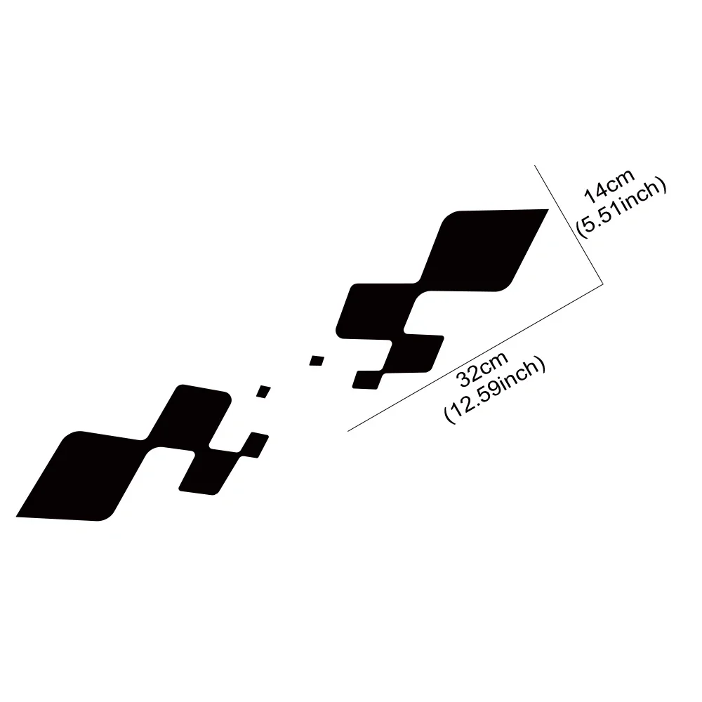 ملصقات لهيكل السيارة لرينو كليو ، تصفيف السباقات ، لصائق أفلام من كلوريد البولي فينيل ، إكسسوارات ضبط السيارات ، RS ، RS ، 2 ، 18 4 5-