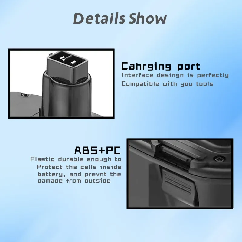 무선 전동 공구 교체용 XRP 배터리 팩, DC9091 DW9091 DW9094 DE9031 DE9038 DE9091 DE9092, 6.8Ah 14.4 볼트