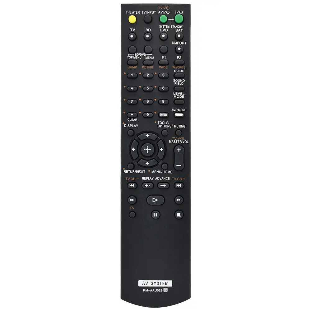 

New Replace RM-AAU029 For SONY Audio AV DVD Remote Control HT-CT100 SS-MCT100 SA-WCT100