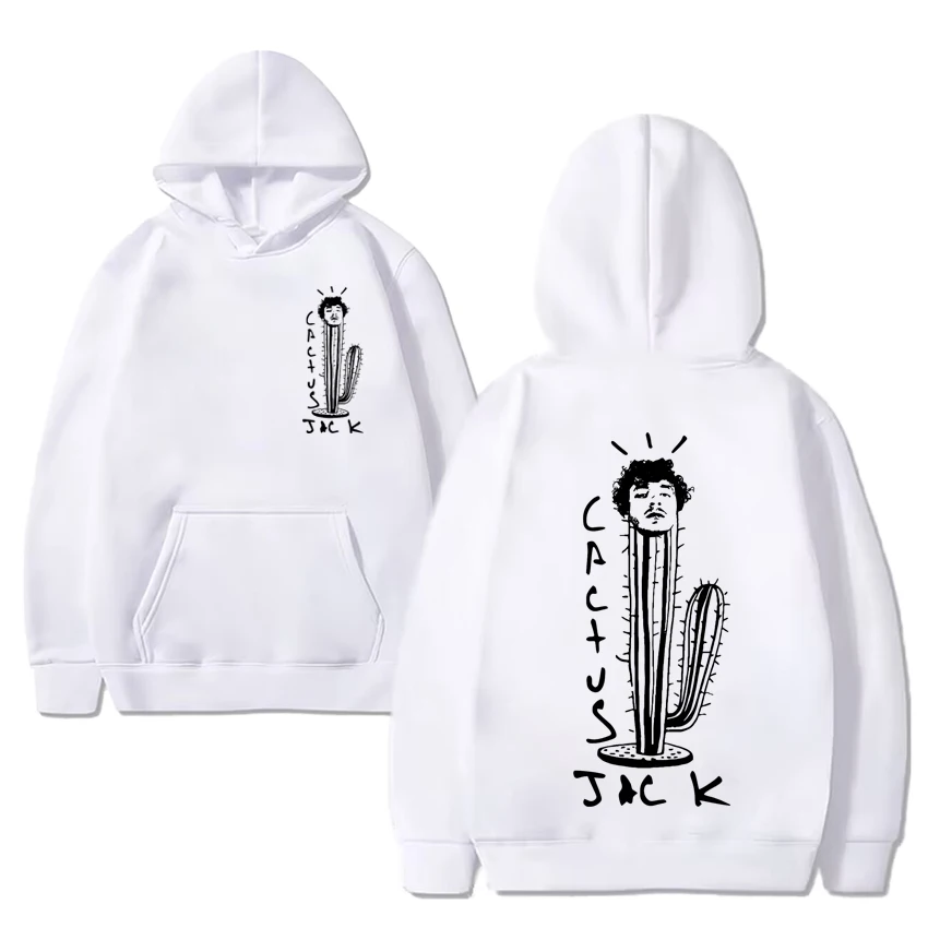 

2024 Hot sale Jack Harlow Cactus Jack print Hoodie Men Women harajuku oversized streetwear Unisex Fleece Long sleeve Sweatshirt