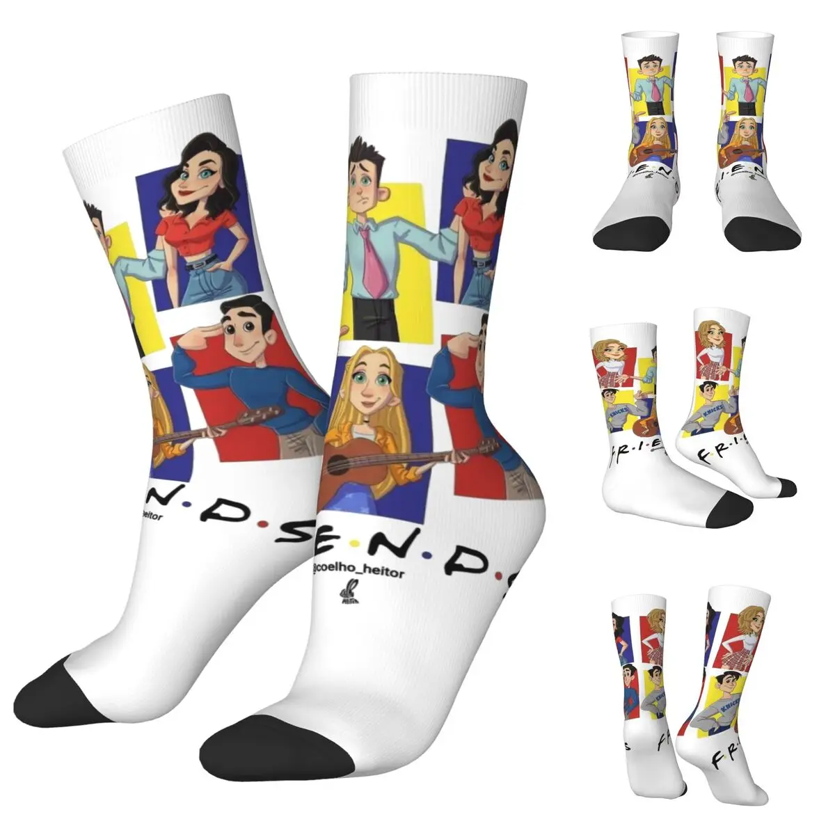 

Colorful Pair Best Friends TV Show Men Women Socks,fashion Beautiful printing Suitable for all seasons Dressing Gifts