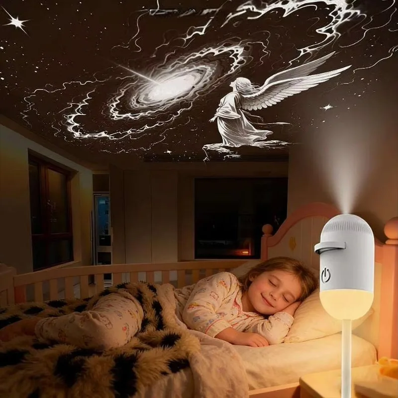 USB Planetarium Moon Projection Light  Starry Sky Romantic LED Ambient Light Ceiling Room for Bedroom Cars