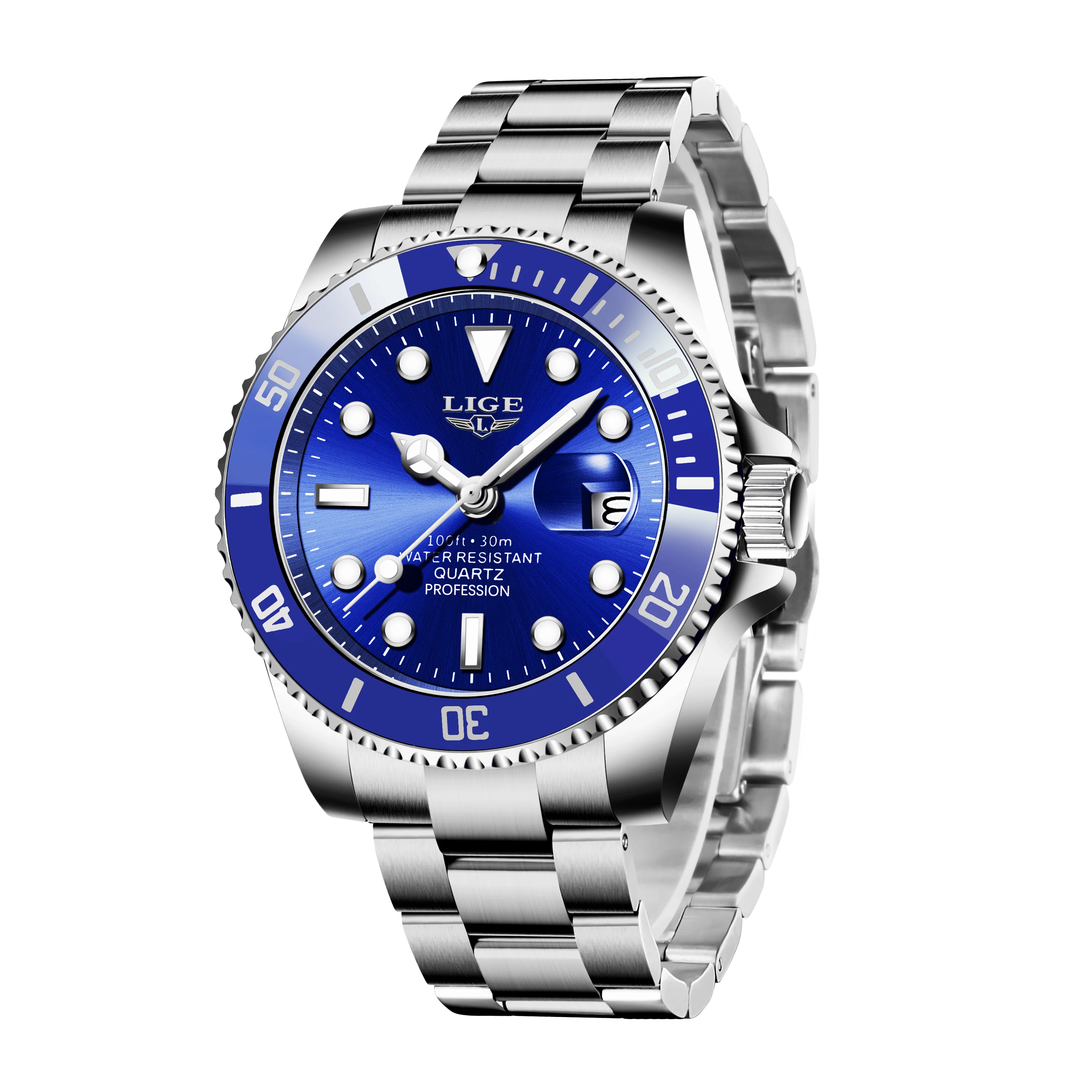 Original LIGE New Smart Watch 1.27'' HD Screen Sleep monitoring IP68 Waterproof Wireless call smart watches for men Android IOS