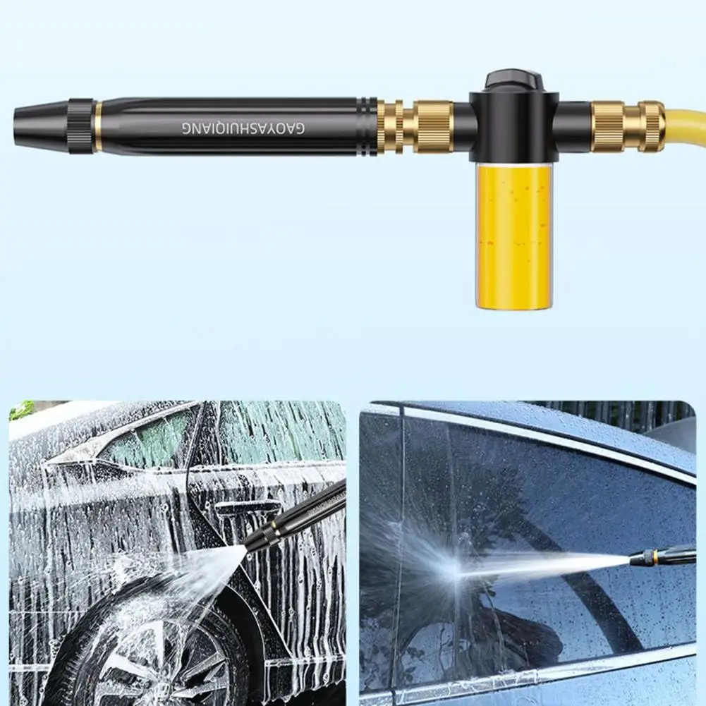 High Pressure Water Gun Metal Hose Nozzle Spray Garden Watering Kit Heavy Duty Washer Tools for Car Wash