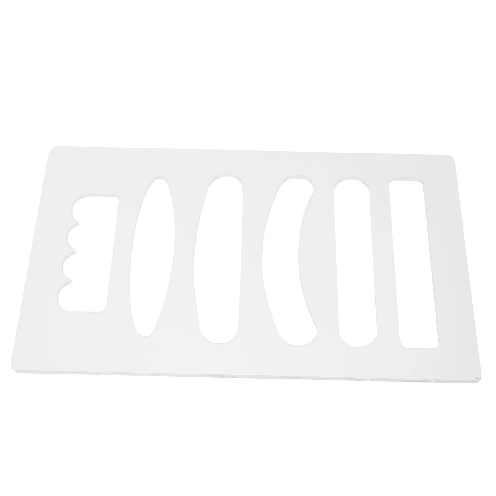 

Clear Acrylic Charcuterie Board Handle Template for DIY Woodworking Projects Precision Cutting Tool for Kitchen Cabinet Handles