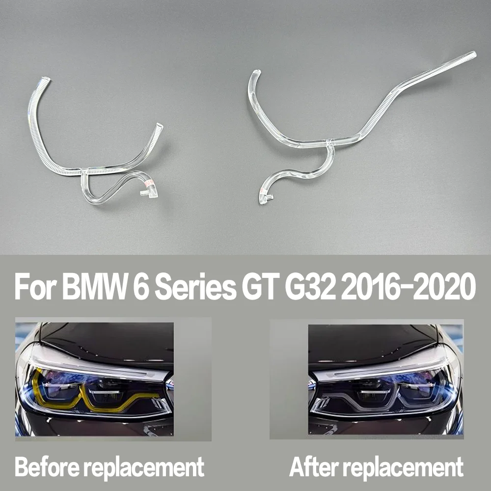 

Для BMW 6 серии GT G32 2016-2020: Световодная полоса для фар DRL, трубка дневных ходовых огней