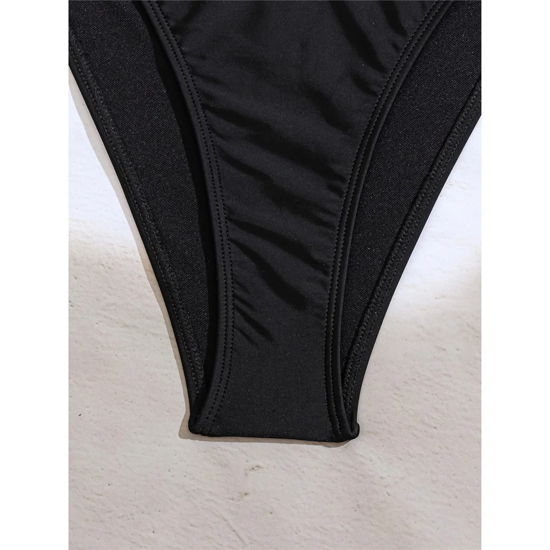 XS - L Diamant-Strass-Stern-Neckholder-Bikini Damen-Badebekleidung Zweiteiliger Bikini-Set Damen-Badeanzug Badeanzug Schwimmanzug V6863 – Detail 7
