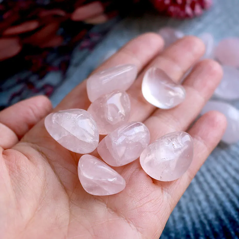 100g/pack Natural Bulk Assorted Tumbled Polished Crystal Quartz Stone Raw for Decoration Reiki Gifts Energy Therapy Size 15-20MM