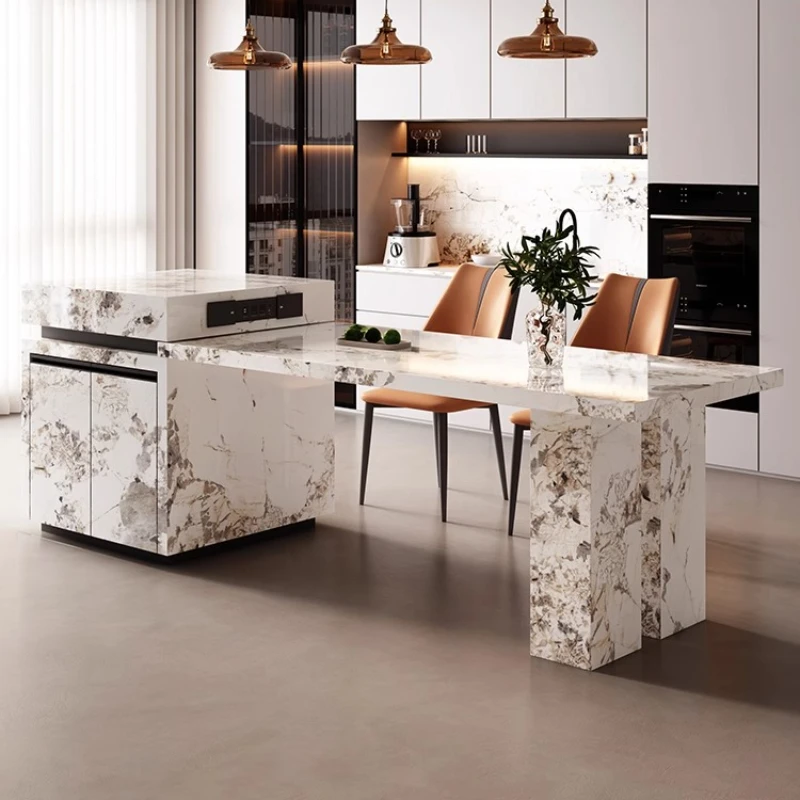 

Desktop Kitchen Dining Table Luxury Nordic Restaurant Salon Dining Tables Italian Big Mesas De Jantar Home Furniture