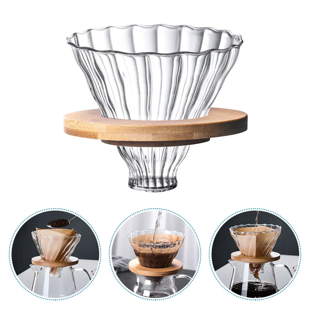 

1 set Filtering Reusable Strainer Stripe Dripping Cup Cup Durable Making Tool Coffee Dripping Cups Coffee Tool