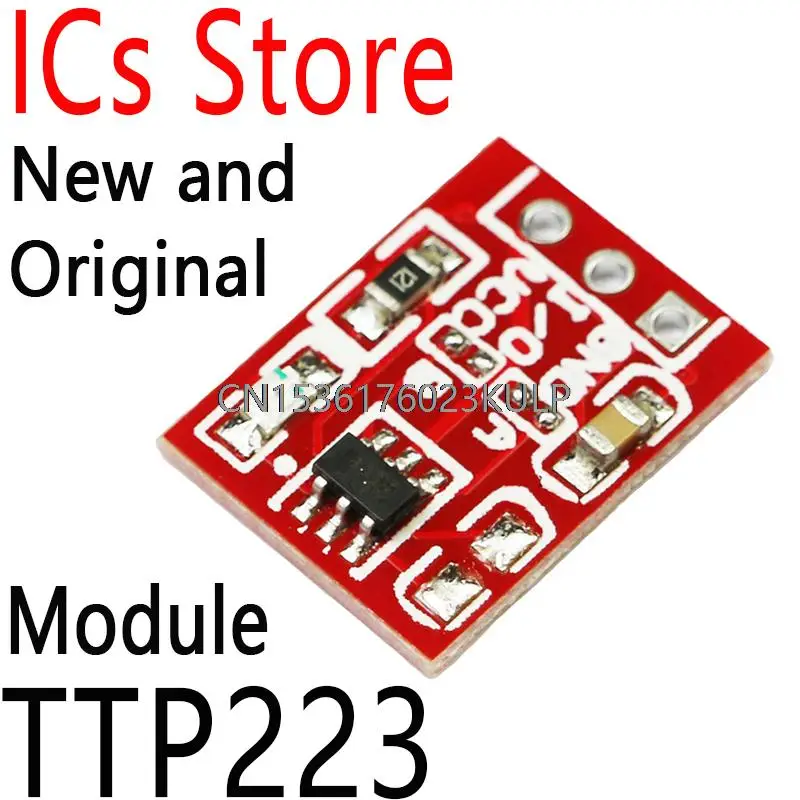 5PCS Touch Key Switch Module Touching Button Self-Locking/No-Locking Capacitive Switches Single Channel Reconstruction TTP223