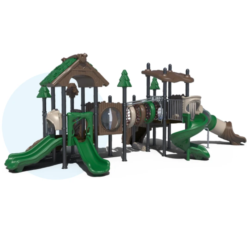 Outdoor Playground Amusement Park Rides Big Game Swing for Toddlers Fibre Tube Slide