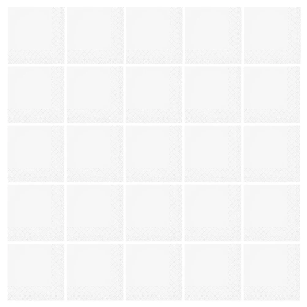 

100 Sheets Decorative Holiday Napkins Fine Embossed Pattern Strong Absorbency for Banquet Catering Event Table Decoration Party