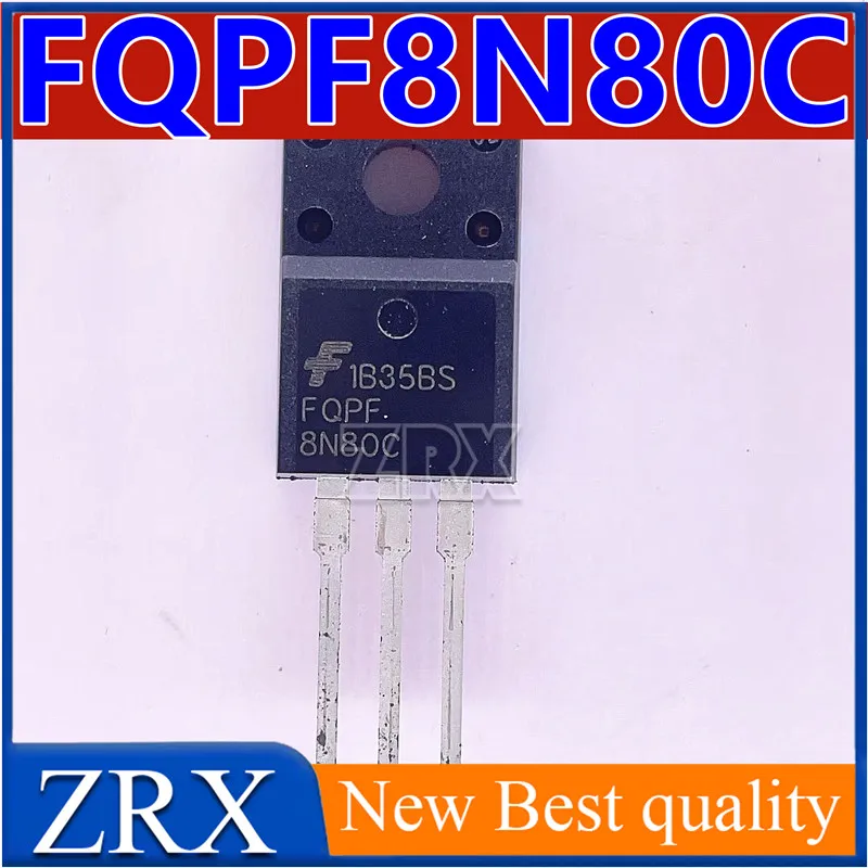 5Pcs/Lot New Original FQPF8N80C Triode Integrated Circuit Good Quality In Stock In Stock
