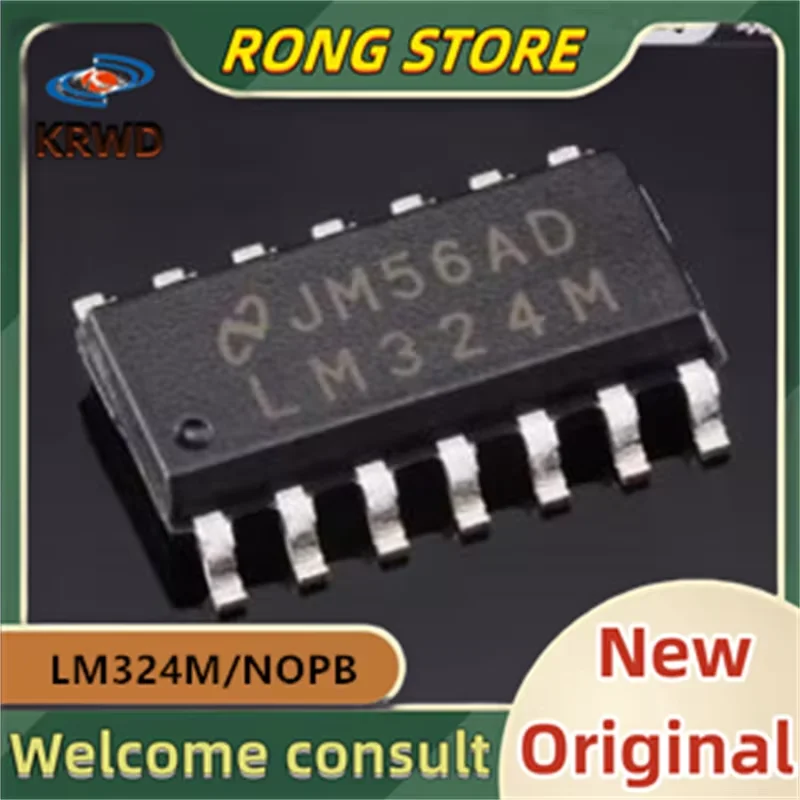 10PCS  LM324M  New and Original Chip IC SOP-14 LM324M/NOPB LM324 LM324MX/NOPB LM324MX