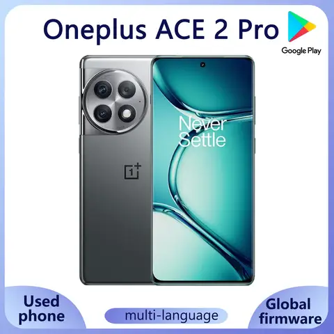 Global Firmware Oneplus Ace 2 pro smartphone 5000mAh 2772x1240px 50 mp camera 6.74 inchs snapdragon 8 Gen 2 used phone