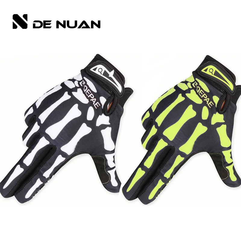 

Skull All Finger Gloves Cycling Thermal Gloves Cycling Sports Outdoor Long Finger Gloves
