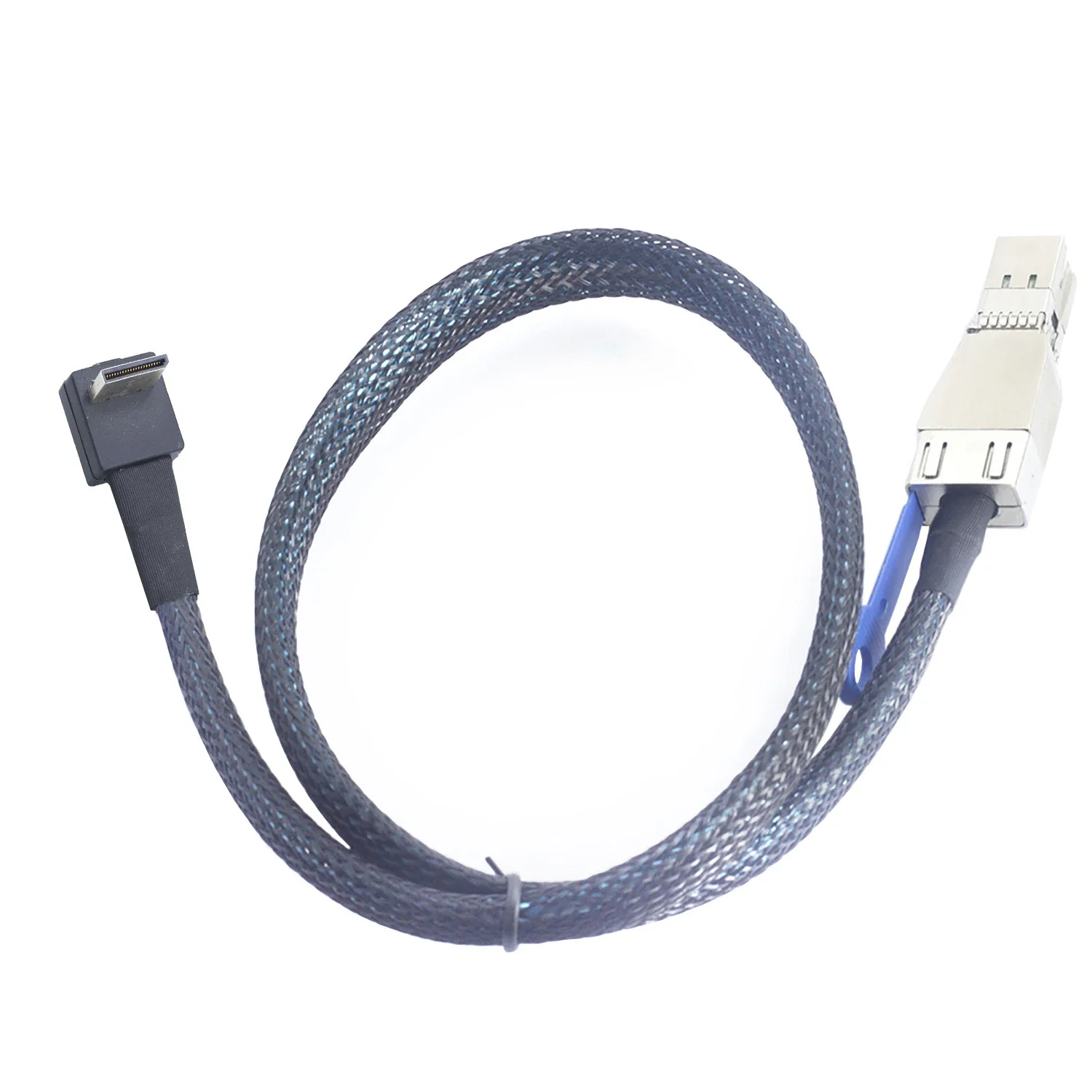 PCIE OCuLink 4i SFF-8611 90 Degree to HD SFF-8644 Server High Speed Connection Cable