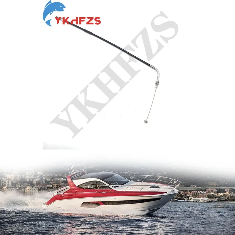 

Throttle Cable Assy Fit For Yamaha Parsun Makara Outboard Motor 2 Stroke 40HP E K 40J 6F5-26311-00 6F526311 6F5-263116F5-26311