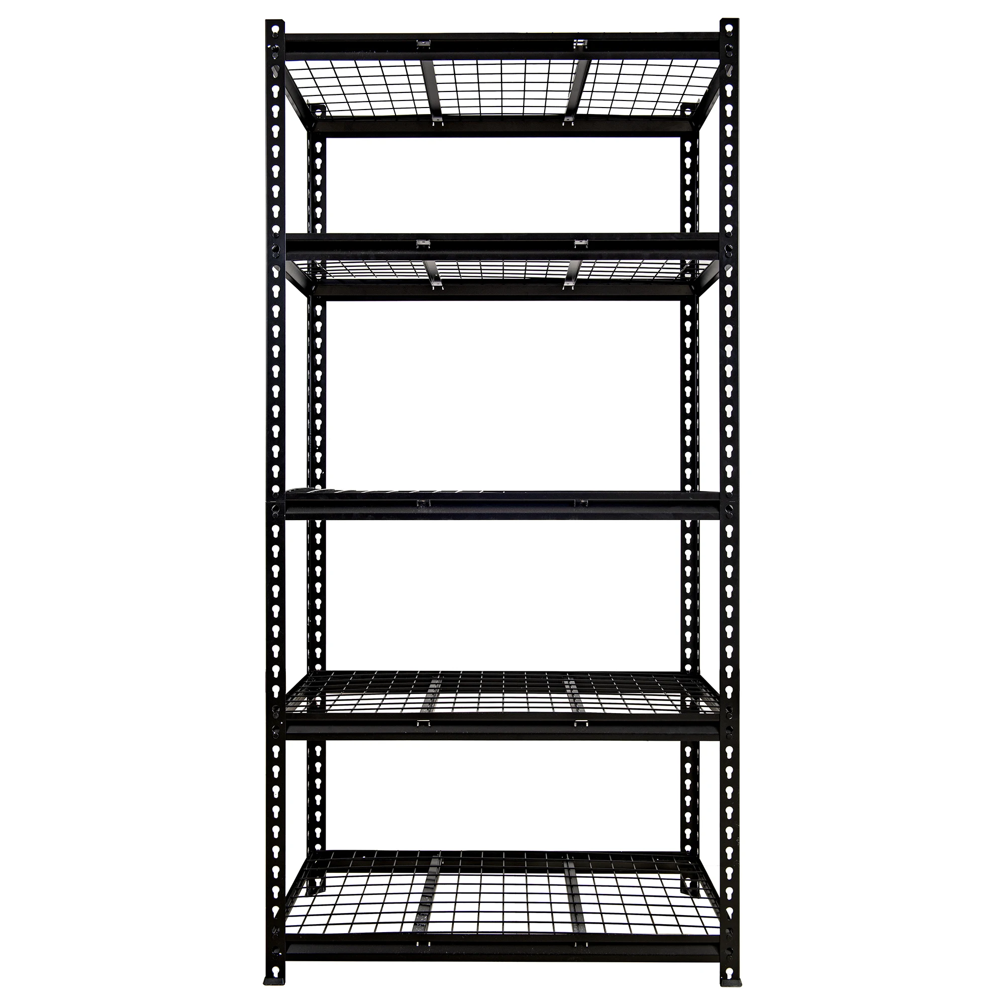 5-Tier Adj. Metal Shelving, Heavy Duty, 35.4