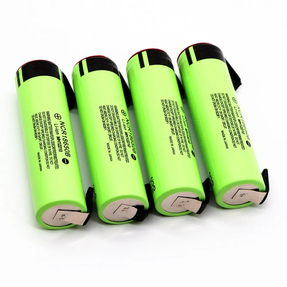 100% Original Nuevo NCR 18650B 18650 Li-Ion recargable de la batera de 3400 mAh 3,7 V para linterna/oder + DIY nquel pieza