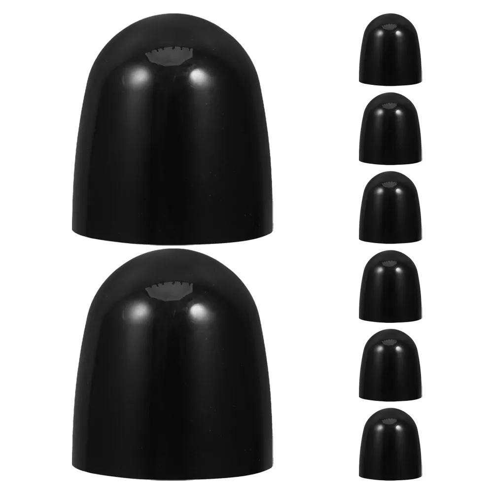 

8Pcs Toilet Screw Decorative Caps ABS Plastic Round Push-on Universal Toilet Bolt Covers Bathroom Floor Bolt Covers Bathroom