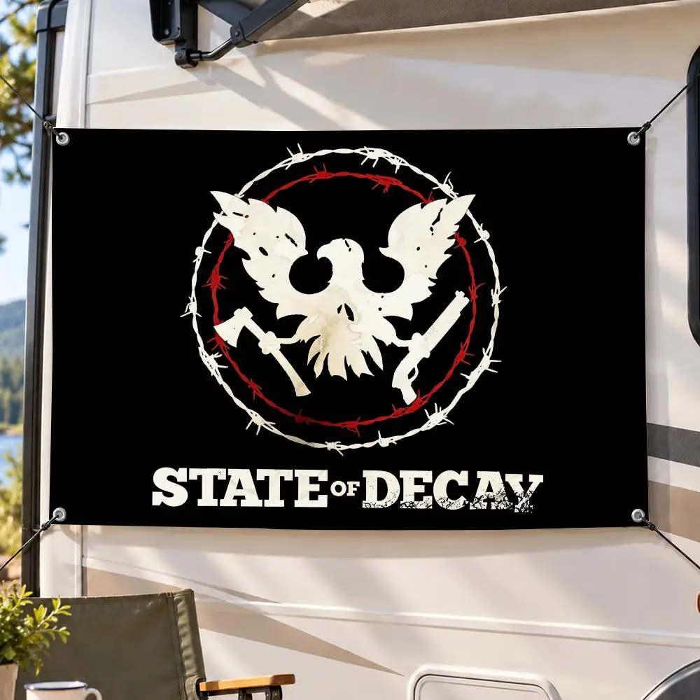 Game Survival State of Decay Flags Decorative Flag Banner Indoor Outdoor Garden Yard Patio Party Camping Wall Decor Gift