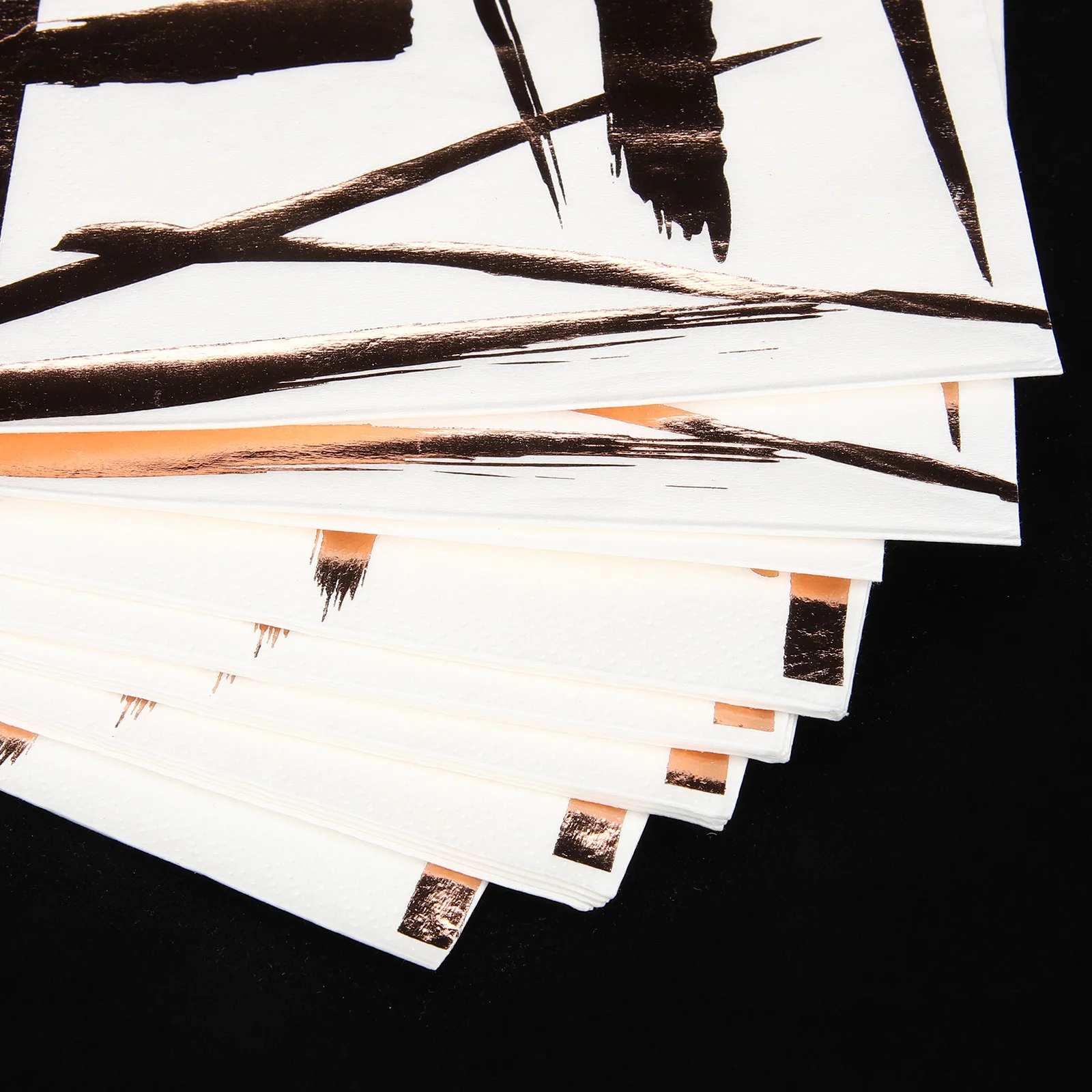 الذهب احباط المطبوعة المناديل الزخرفية مأدبة حفلة كوكتيل الزفاف المناديل الأنسجة لطاولة الاستقبال الديكور عطلة