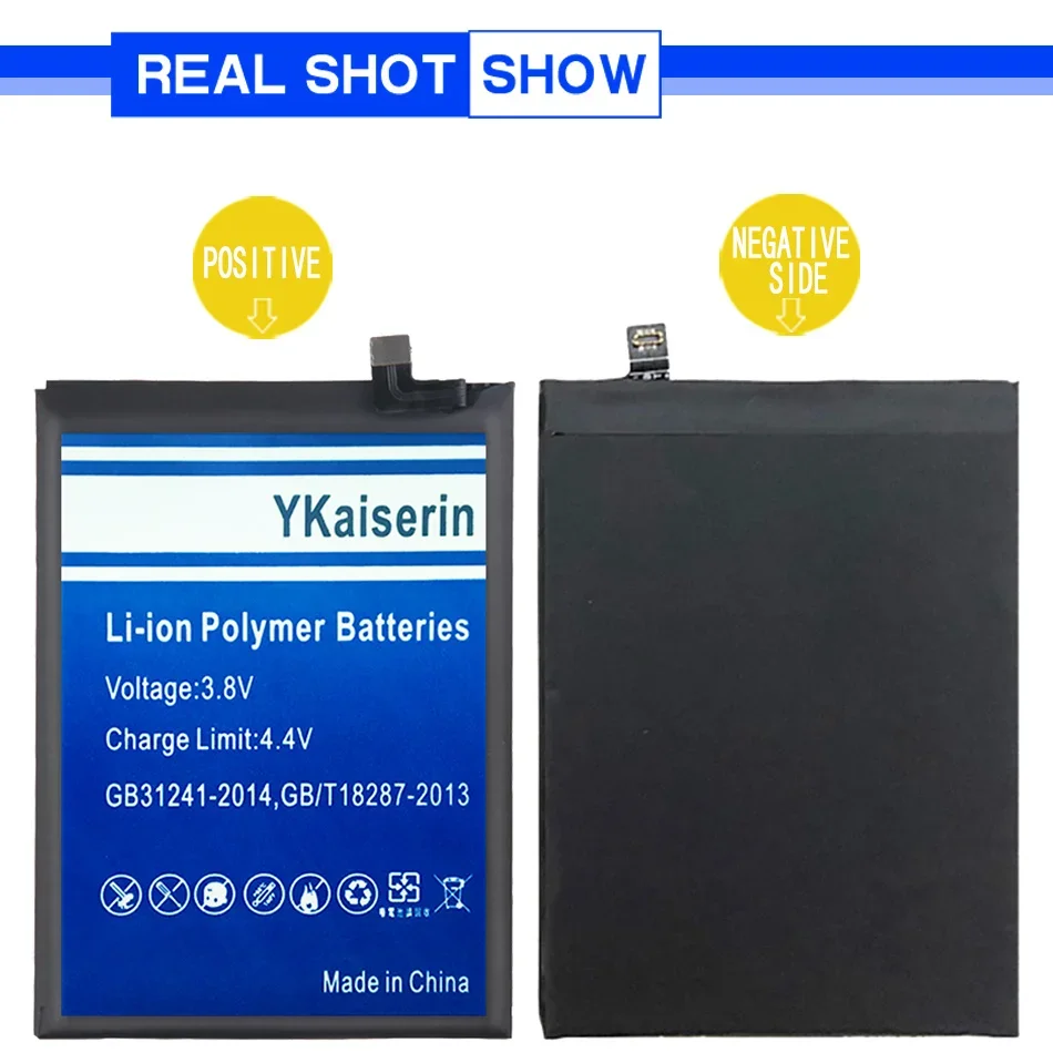 YKaiserin 5800mAh Battery BM4Y for Xiaomi Poco F3 for Redmi K40 Pro K40Pro Replacement Batteries